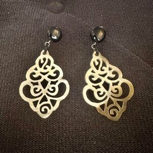 Buffalo horn earrings